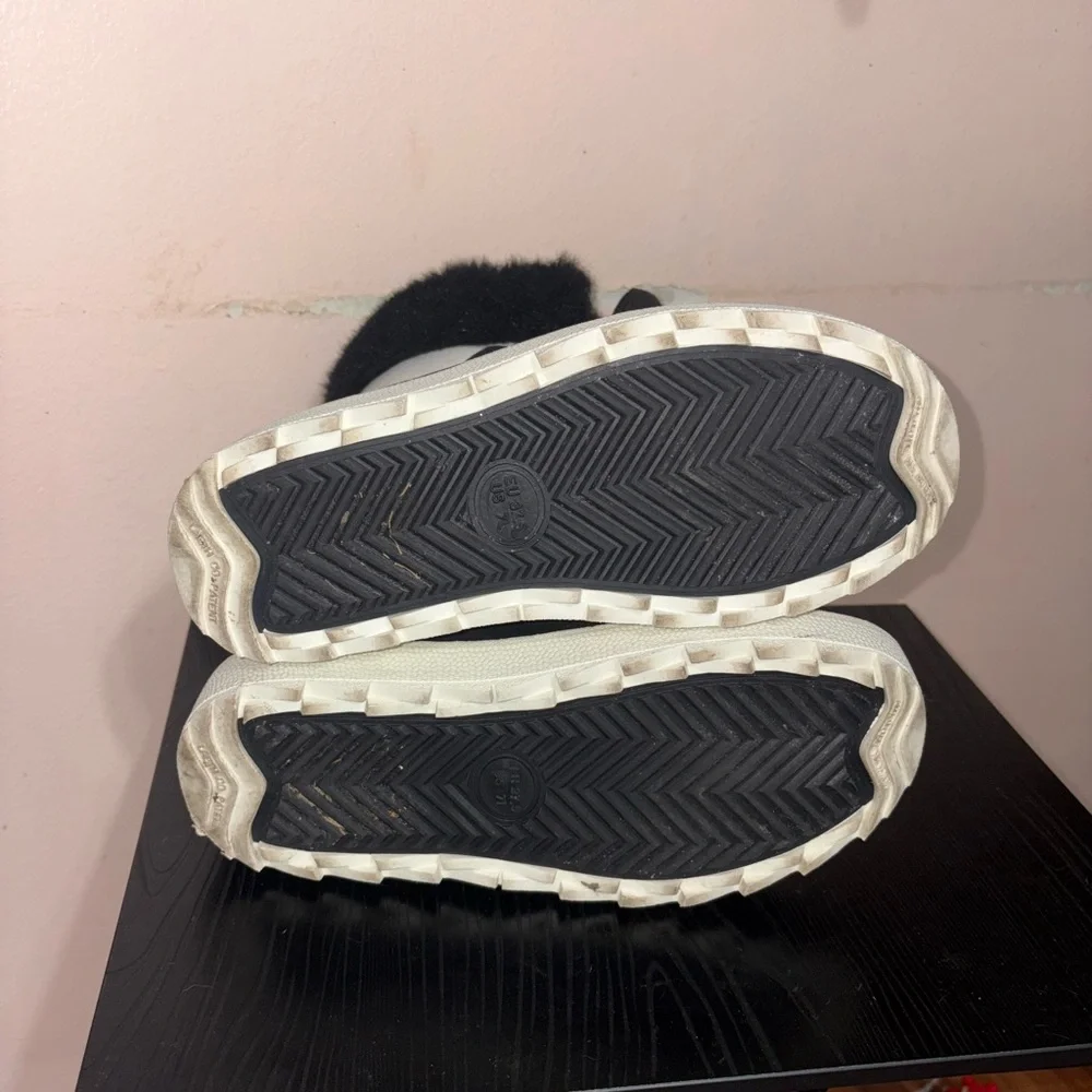 Pajar Canada Black/White Lace Up Snow Boots - Picture 6 of 9